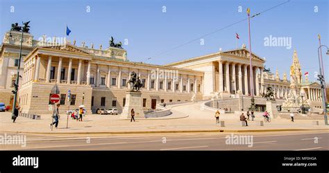 Austrian Parliament Building, Vienna, Austria Stock Photo - Alamy