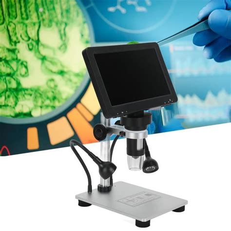 Microscope Numérique LCD YOSOO Zoom 1200X Support Réglable 7 Pouces