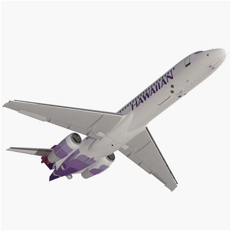 Boeing 717 200 Hawaiian Airlines Modèle 3d 89 3ds Unknown Dwg