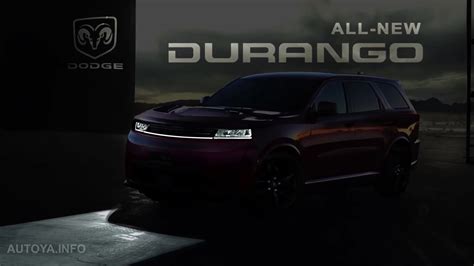 Redesigned 2025 Or 2026 Dodge Durango Shows Its Ritzy Colors Albeit