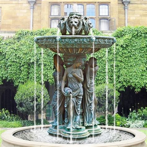 Figures Outdoor Garden Brass Water Fountain Sculpture Of Large Bronze