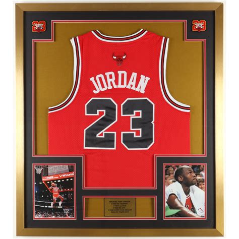 Michael Jordan Custom Framed Jersey Display | Pristine Auction