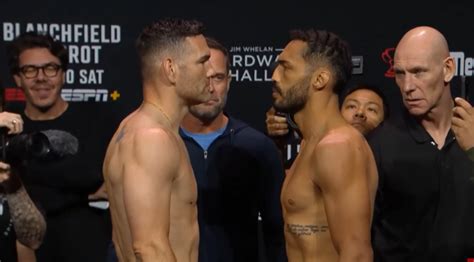 Veja A Ltima Encarada Entre Chris Weidman E Bruno Blindado Antes De