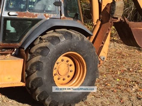 00 Case 590 L E Hoe 4x4 Backhoe Loader 4405 Hrs Quick Attach Bucket