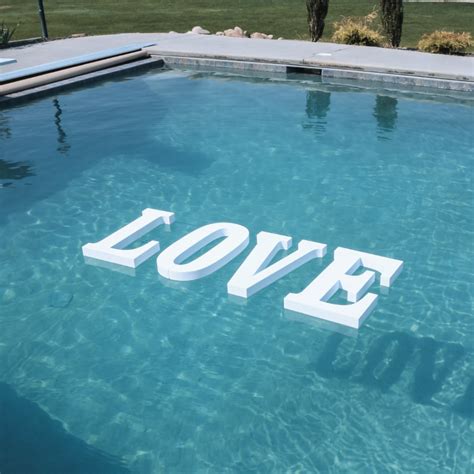 How To Make Floating Foam Letters In A Pool Foam