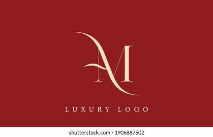 Alphabet Letters Monogram Icon Logo Ma Stock Vector Royalty Free