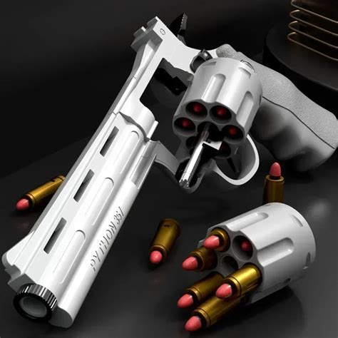 Zp Revolver Soft Bullet Gun Jouet D Jection Simul Pistolet Adulte Gar