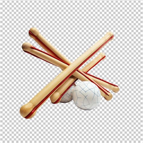 Premium PSD Crossed Hockey Sticks And Puck Png