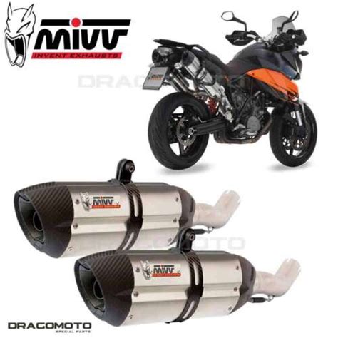 Double Chappement Ktm Supermoto Smt Mivv Suono Ebay