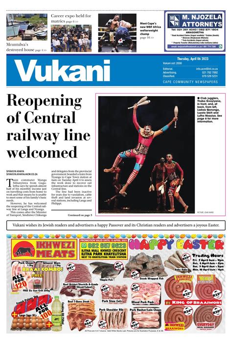 Get Digital Access To Vukani April 06 2023 Issue