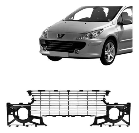 Grade Parachoque Peugeot 307 2007 2008 2009 Friso Cromado Frete grátis