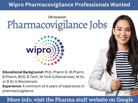 Wipro Pharmacovigilance Vacancies Drug Safety Analyst Pune Pharma