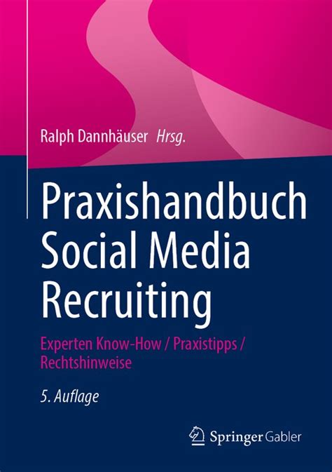 Praxishandbuch Social Media Recruiting Boeken Bol