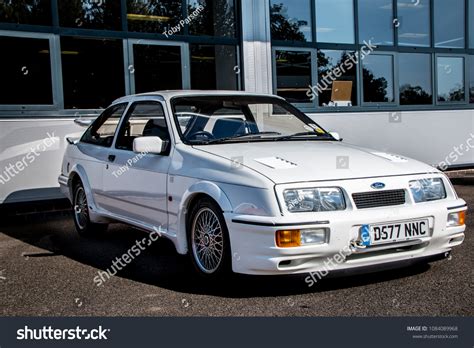 White Ford Sierra Cosworth Rs500 Saloon Stock Photo 1084089968 ...