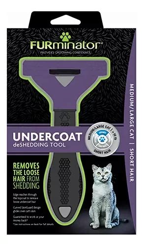 Furminator Deslanador Para Gato De Pelo Corto Mediano Morado Meses