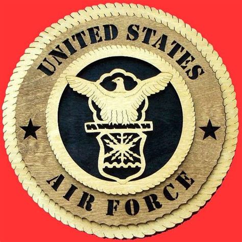 U S Air Force Wood Wall Hanging Plaque Measures 11 1 2 Can Be Personalized With Name And