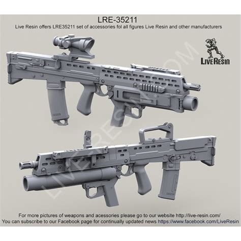 LRE35211 L85A2 SA80 Assault Rifle With H K M320 GLM Iron Sight And