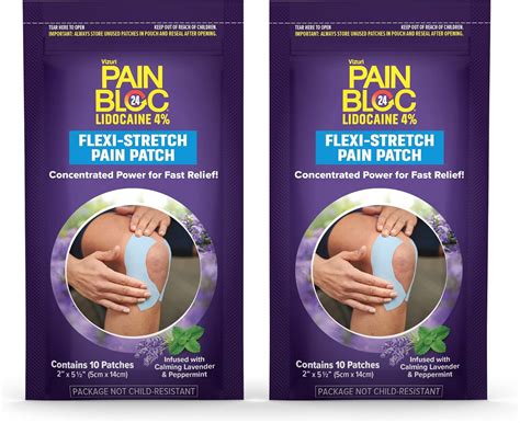 Amazon PainBloc24 Parche Adhesivo Flexible Para El Dolor