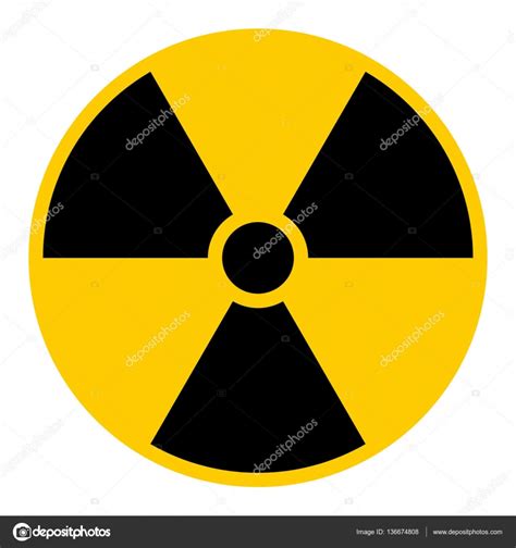 Ionizing Radiation Symbol Attention Danger Warning Sign — Stock Vector ...