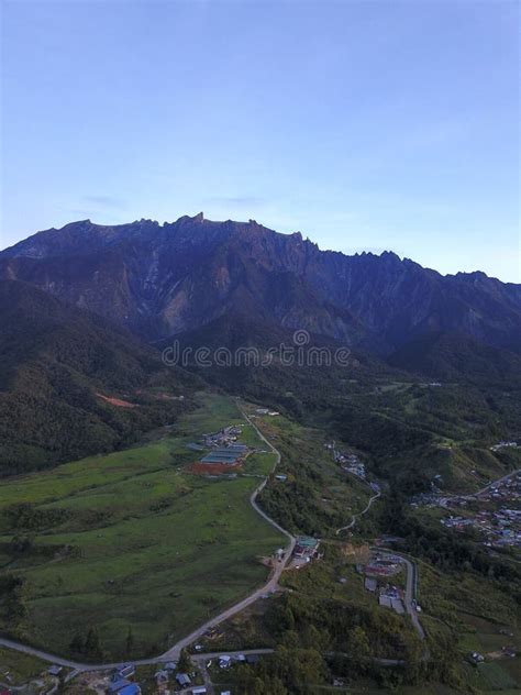 Aerial View of Majestic Mount Kinabalu, Kundasang Sabah Stock Image ...