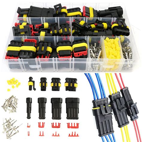 Pcs Car Electrical Wire Connectors Plug Automotive Terminals Kit