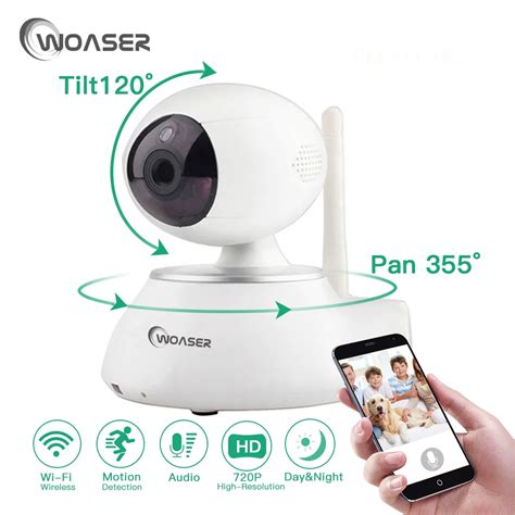 WOASER 720P Wireless Wifi IP Camera Pan Tilt IR Cut Home Security