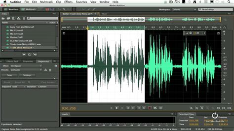 Adobe Audition Cs How To Remove Noise From A Clip Youtube