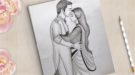 How To Draw Traditional Wedding Couple Very Easy || Couple Drawing Easy ...