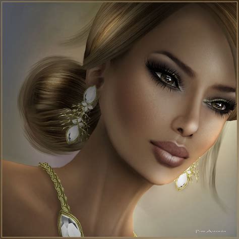 ~soulful~ Second Life Avatar Face Art Art Girl