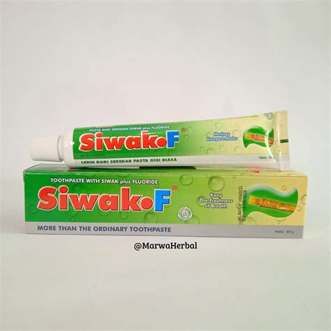 SIWAK F PASTA GIGI 80 Gram Marwa Herbal