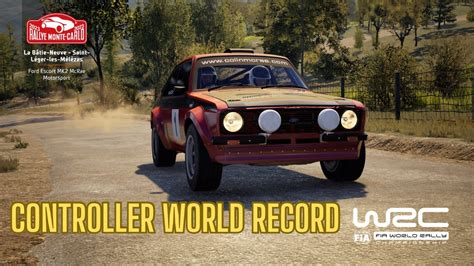 EA Sports WRC Controller World Record La Bâtie Neuve Saint Lèger les