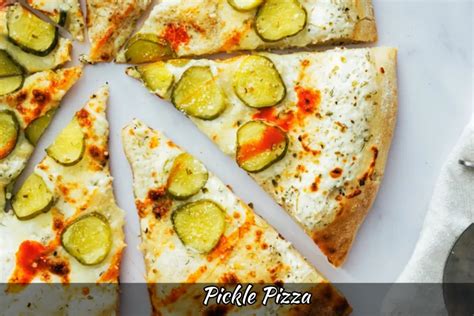 Pickle Pizza Recipe How To Make Pickle Pizza At Home Foodie Front