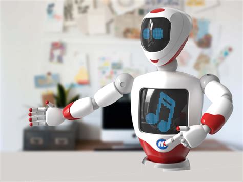 Humanoid toy robot concept makes music more engaging for kids and the ...