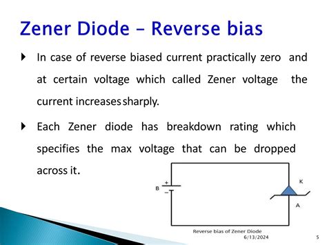 zener diode     characteristics  applications