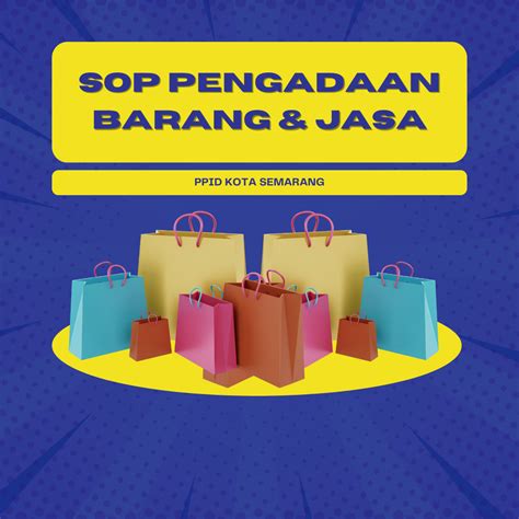 SOP Pengadaan Barang Jasa Kota Semarang PPID Kota Semarang