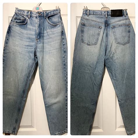 Reclaimed Vintage Mom Jeans In Blue Wash Depop