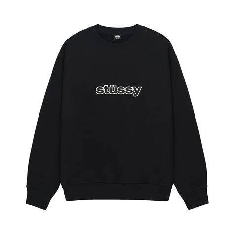 StÜssy Ss Link Crew Black Editorialist