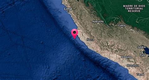 Temblor Hoy En Ica Sismo De Se Registr En La Ma Ana Del Lunes