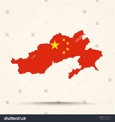 Map Arunachal Pradesh India China Flag Stock Vector (Royalty Free ...