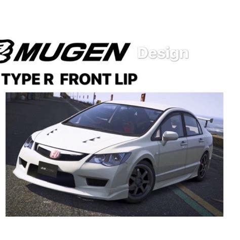 Honda Civic Fd Type R Mugen Front Lip For Ori Pp Type R Bumper