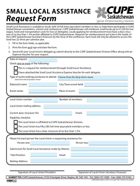 Fillable Online Sk Cupe FormsCUPE Saskatchewan Fax Email Print PdfFiller