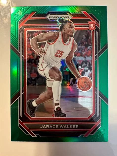 2023 24 PANINI PRIZM Draft Picks Jarace Walker Vert Prizm Recrue RC EUR