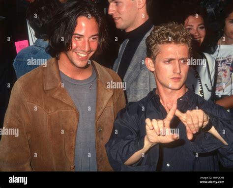 HOLLYWOOD, CA - JULY 11: (L-R) Actors Keanu Reeves and Alex Winter attend the 'Bill & Ted's ...