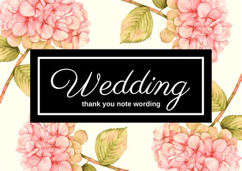 Wedding Gift Thank You Notes | Lovely Wording for Cards