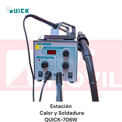 Estacion De Calor Y Soldadura Quick 706W Topmovil Repuestos