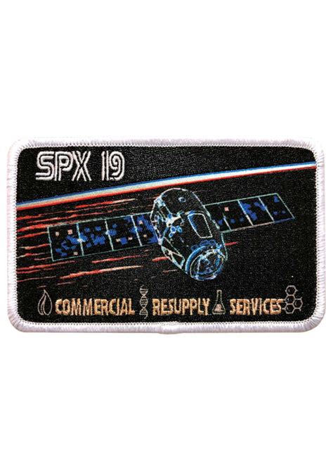 Spacex Crs 19 Embroidered Mission Patch Astronomy Now Shop