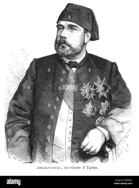 Ismail Pasha Khedive Stock Photo Alamy