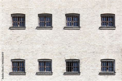 Facade of the ancient Horsens state prison in Denmark Stock Photo | Adobe Stock