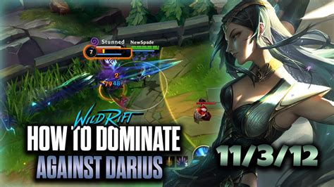 Irelia Br Lane Wild Rift How To Dominate Against Darius Youtube