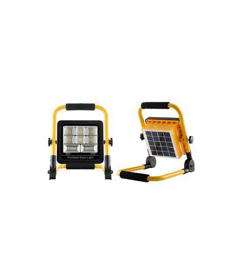 Foco proyector LED solar ILU50 portátil recargable 50W 770Lm IP65